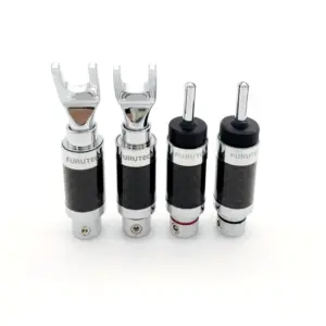 Japanese Rhodium-Plated Speaker Connectors Set 10 S791fd5ff25c84fc68a41e5b5224494a0t