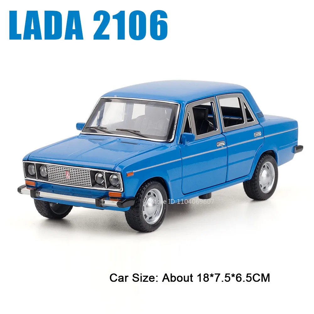1:24 Scale Lada 2106 Police Car Model 9 1:24 Scale Lada 2106 Police Car Model - Image 9