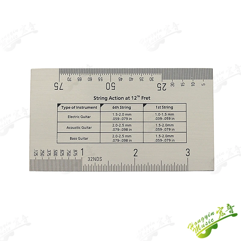 Stainless Steel Guitar Measurement Tool 3 Stainless Steel Guitar Measurement Tool - Image 3