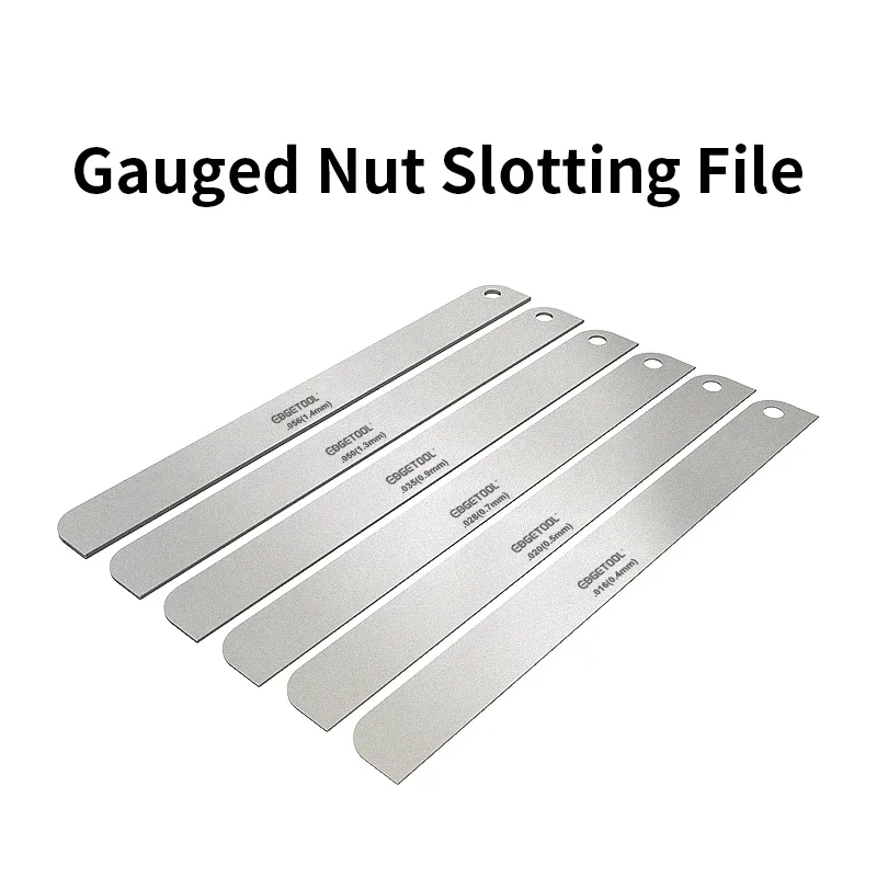 Guitar Nut Slotting File Set 0.010-0.125 Inches 3 Guitar Nut Slotting File Set 0.010-0.125 Inches - Image 3