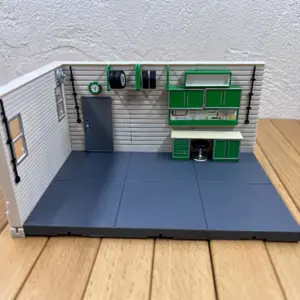 Miniature Automotive Repair Shop Scene 1:43 Scale 7 S795152ee44a64e3199888d048a72be1bJ