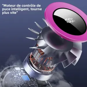 Portable Wall-Mounted Fan with 4000mAh Battery 11 S79632f4f3acf48f9bbd47789453ebfeeu