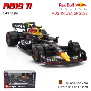 1:43 Scale F1 Racing Car Collectible Set 19 S798d0f638ddf4cc3b37a9ad046e78b59y