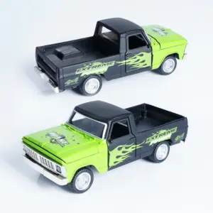 Vibrant Green Diecast Pickup Truck Model 7 S79a8481947cf4814a1db15f23dbdef7ed