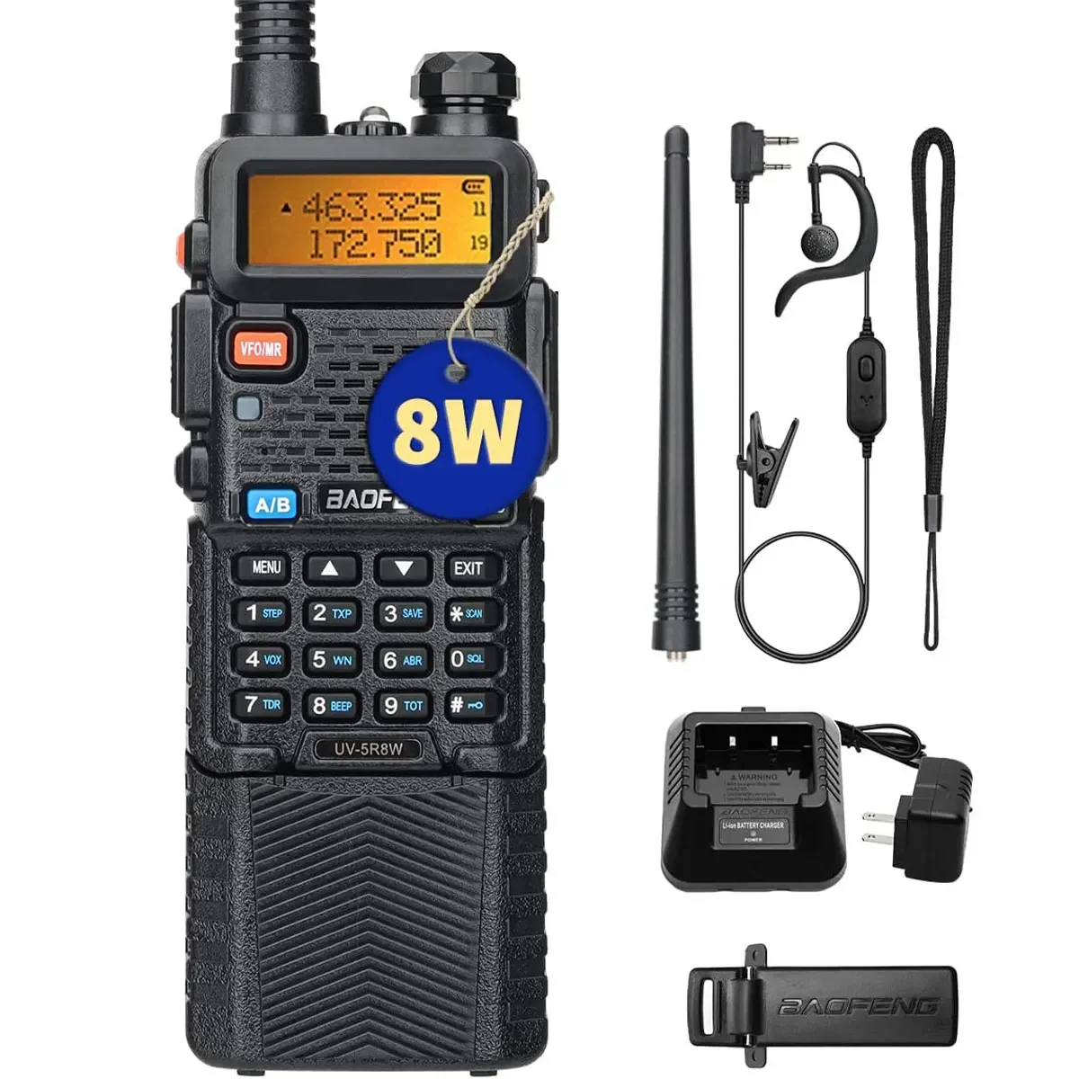 Baofeng UV-5R Dual-Band Walkie Talkie 8W 10 Baofeng UV-5R Dual-Band Walkie Talkie 8W - Image 10