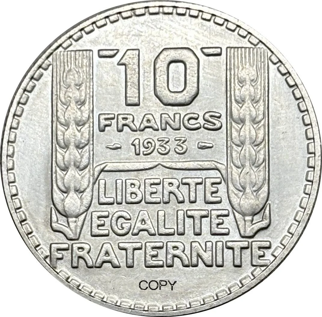 Vintage France 10 Francs Replica Coins Set 5 Vintage France 10 Francs Replica Coins Set - Image 5