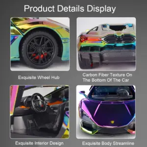 1:24 Revuelto Sports Car Model in Metallic Purple 12 S79c8a157f7394f3689f66b35a5e60afd4