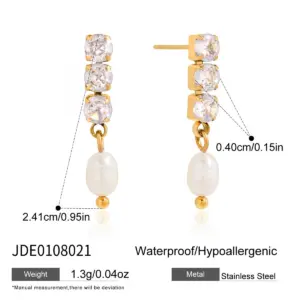 Elegant Stainless Steel Freshwater Pearl Earrings 13 S79da282fc3254926af038652d2ae56d8R