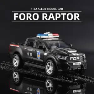 1:32 Diecast Police Ford Raptor F350 Model 14 S79dc1d38d1574432850cae6f0164d133R