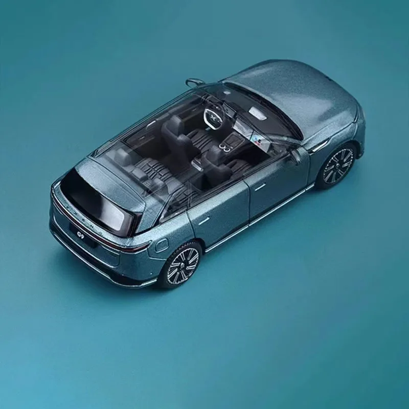Xpeng G9 1:64 Diecast Model in Metallic Green 6 Xpeng G9 1:64 Diecast Model in Metallic Green - Image 6