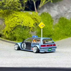 Honda Civic EF 1:64 Scale Diecast Model Car 10 S79e6e71e210a49aeaaec5b1d144729fe1