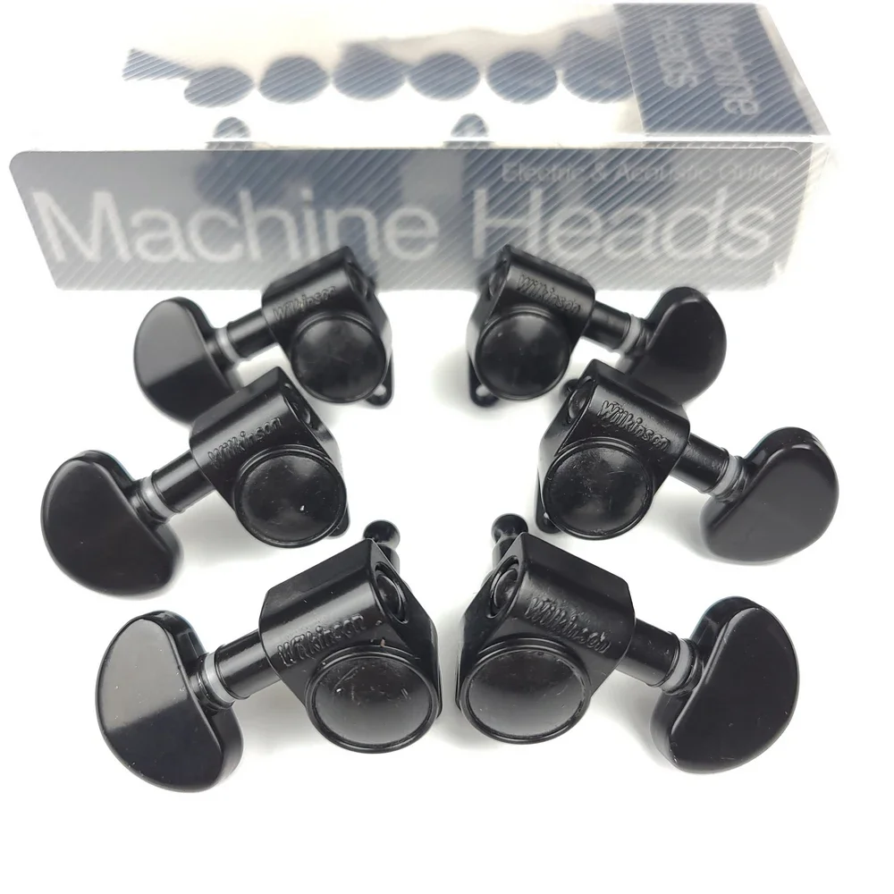 Wilkinson WJ303 Black Tuning Pegs Set for Guitars 3 Wilkinson WJ303 Black Tuning Pegs Set for Guitars - Image 3