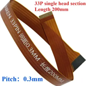 Orange Flat Test Cable for Electronic Testing 15 S7a099cd45657473ba0f5286c2a375cd10