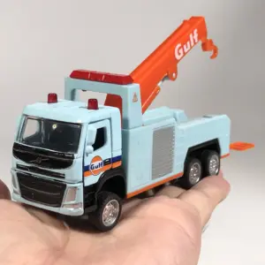 Gulf-Themed Diecast Truck 1:43 Scale 13 S7a0cdee344d04cde850c08afc7277a760