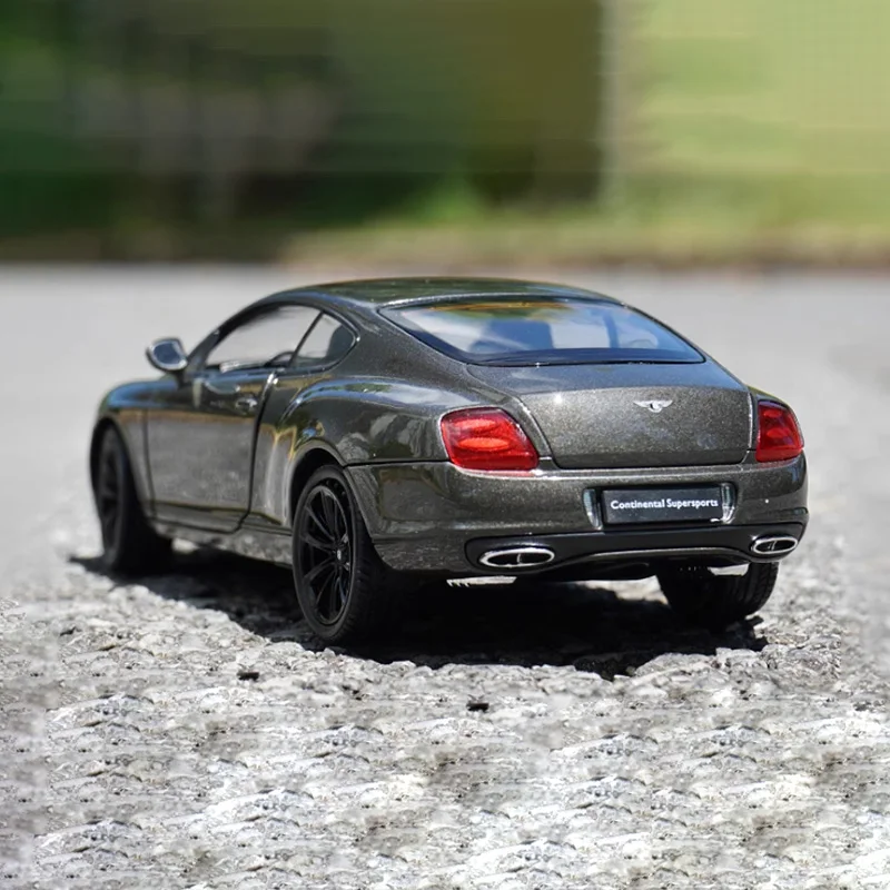 1:24 Scale Silver Coupe Car Model 2 1:24 Scale Silver Coupe Car Model - Image 2