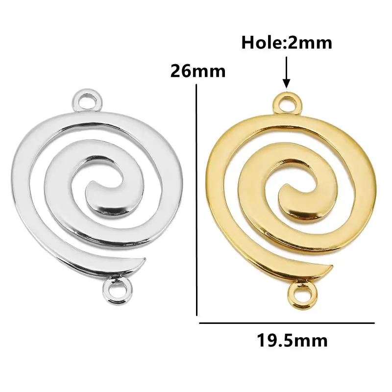 Stainless Steel Snail Connectors Set (5 pcs) 3 Stainless Steel Snail Connectors Set (5 pcs) - Image 3