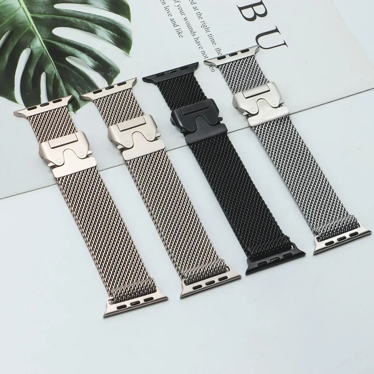 Silver Milanese Loop Strap for Apple Watch Series 3 Silver Milanese Loop Strap for Apple Watch Series - Image 3