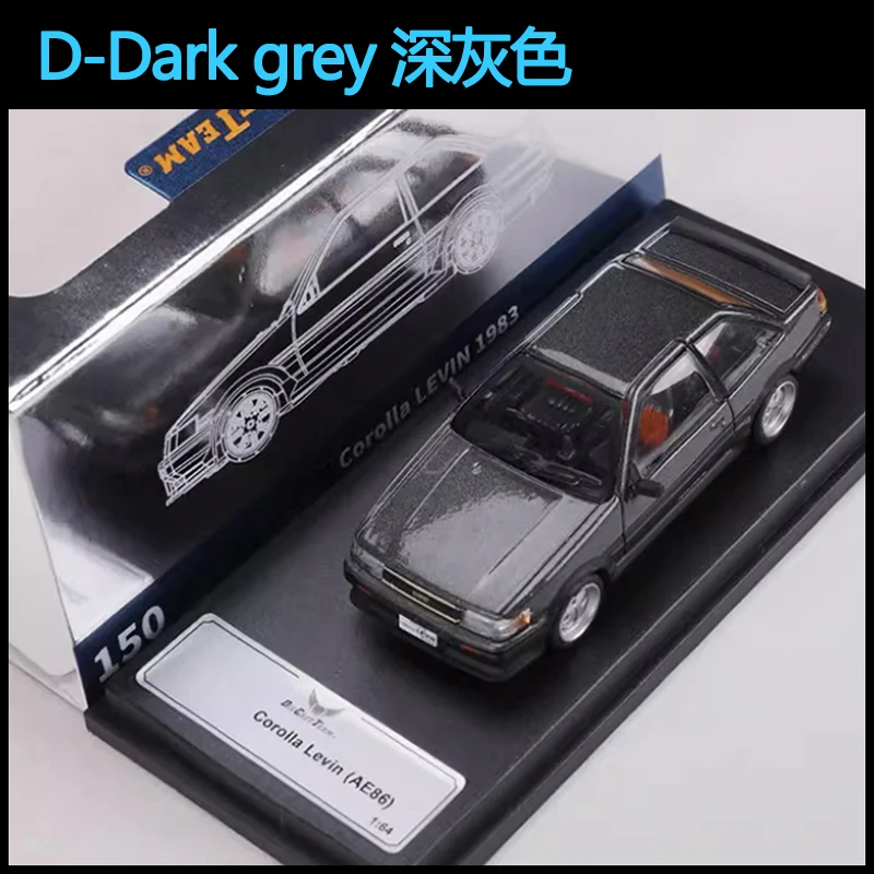 Diecast AE86 Corolla Levin Model 1:64 Scale 10 Diecast AE86 Corolla Levin Model 1:64 Scale - Image 10