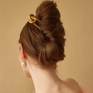 Gold Stainless Steel Hair Accessories Collection 13 S7a34bb7e908e4f6680cfa14814351584f