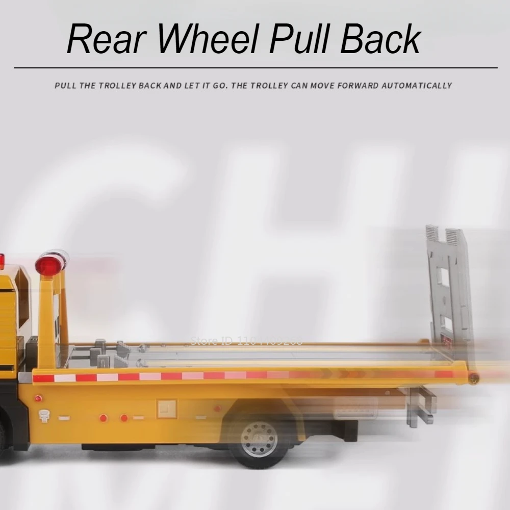 1:32 Scale Rescue Flatbed Truck Model 5 1:32 Scale Rescue Flatbed Truck Model - Image 5