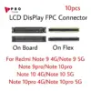 Xiaomi Redmi Note 9 & Note 10 LCD FPC Connectors Set