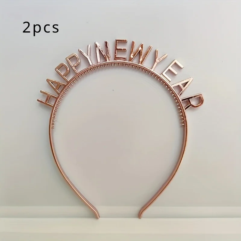 HAPPY NEW YEAR Headbands Set (6 Pieces) 5 HAPPY NEW YEAR Headbands Set (6 Pieces) - Image 5