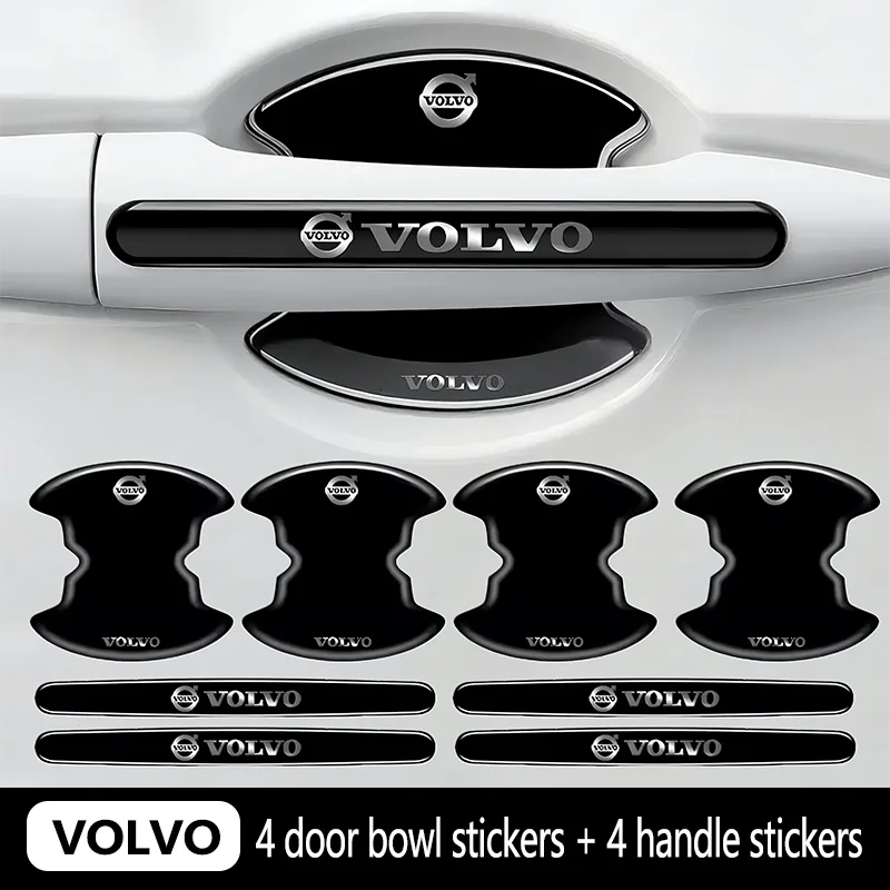 Car Door Handle Protector Stickers Set of 4 or 8 2 Car Door Handle Protector Stickers Set of 4 or 8 - Image 2