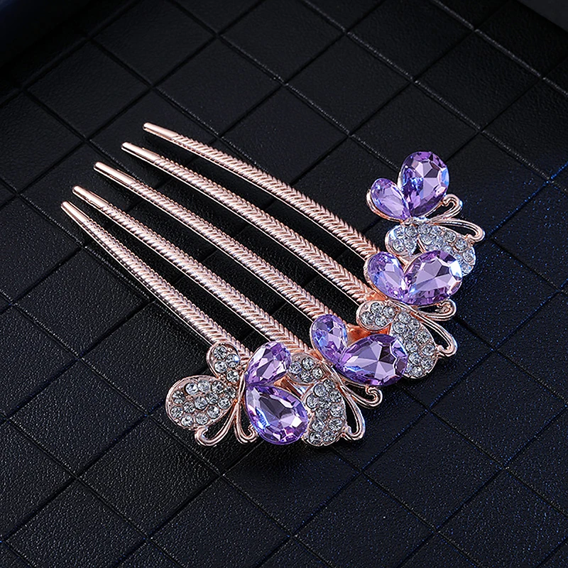 Vintage Crystal Flower Hair Clip for Women 7 Vintage Crystal Flower Hair Clip for Women - Image 7