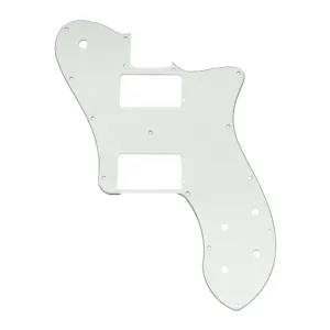 White Pickguard for Fender Tele Deluxe Models 15 S7a5756eccbab42e3ba9a3c60d0d06c33l