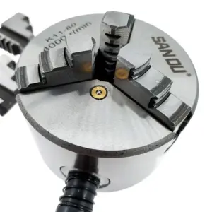 Precision Metalworking Lathe Chuck K11-80 & K12-80 11 S7a675cf387f54744b7d40e14ac37f897i