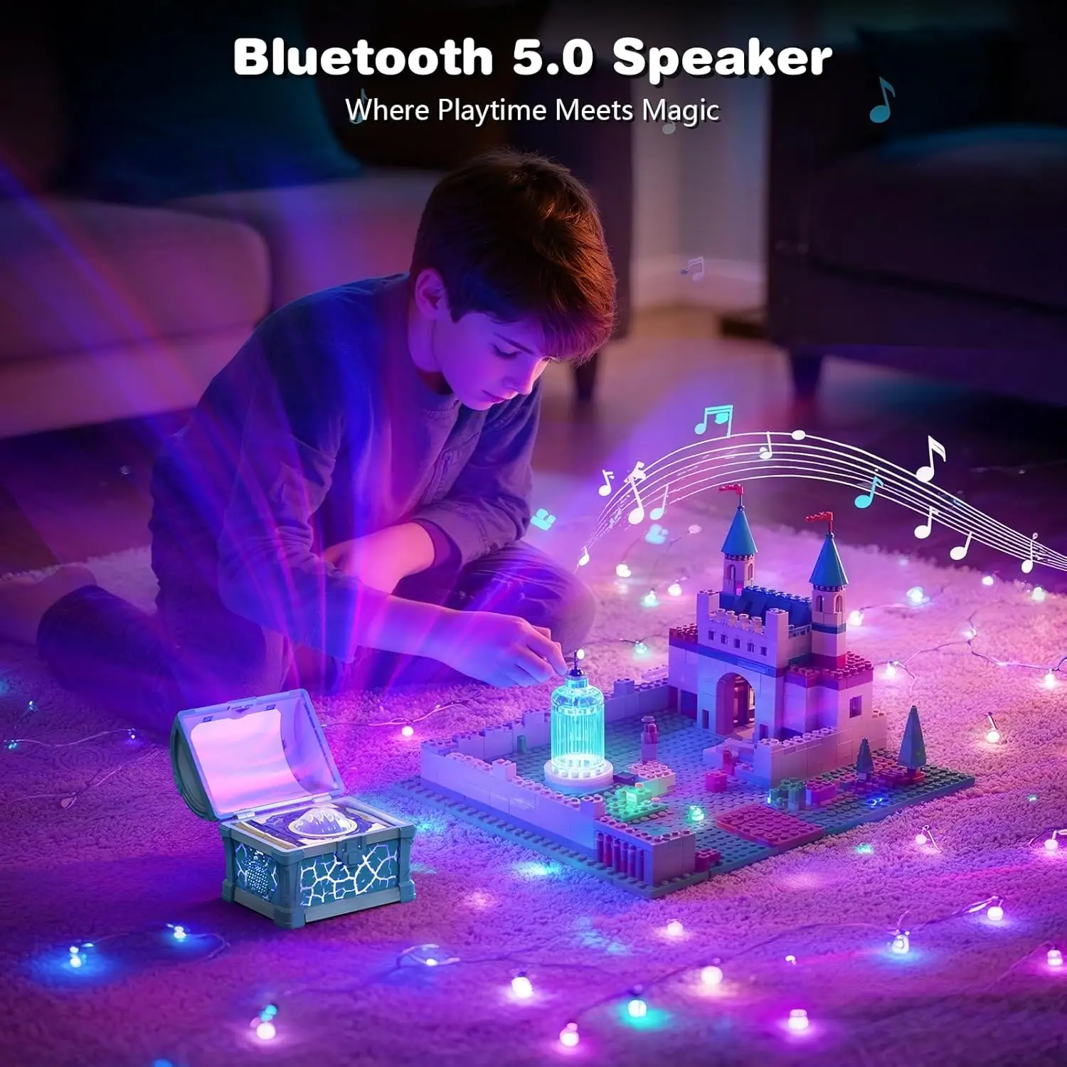 Blue Projector Night Light with Galaxy Display 2 Blue Projector Night Light with Galaxy Display - Image 2