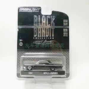 1964 Impala Diecast Model Black 1:64 Scale 9 S7a7f35ef92074b4b9b2cc79d6d734301W