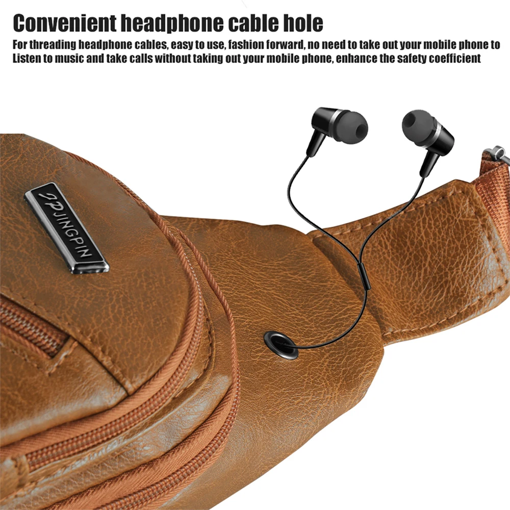 Vintage Brown Leather Shoulder Bag for Daily Use 6 Vintage Brown Leather Shoulder Bag for Daily Use - Image 6