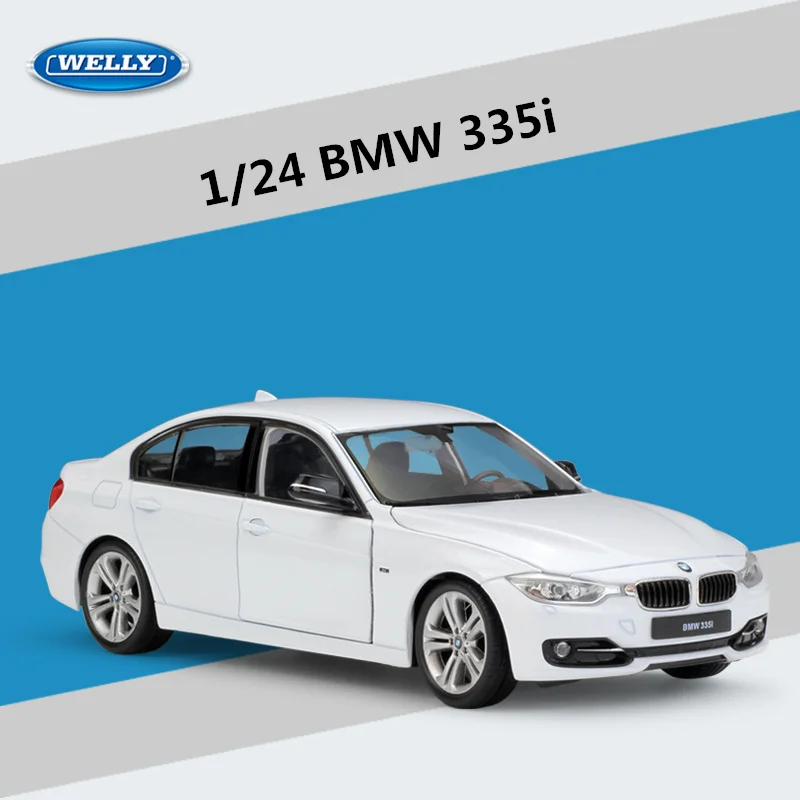 White BMW 3 Series 335i 1:24 Scale Diecast Model 7 White BMW 3 Series 335i 1:24 Scale Diecast Model - Image 7