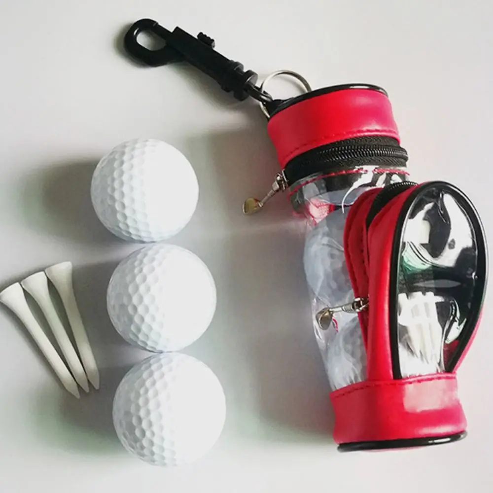 Miniature Golf Bag Pouch with Carabiner Clip 2 Miniature Golf Bag Pouch with Carabiner Clip - Image 2