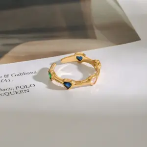 Stainless Steel Romantic Heart Ring for Women 11 S7ac146ea06aa405ba355942660f2a376m