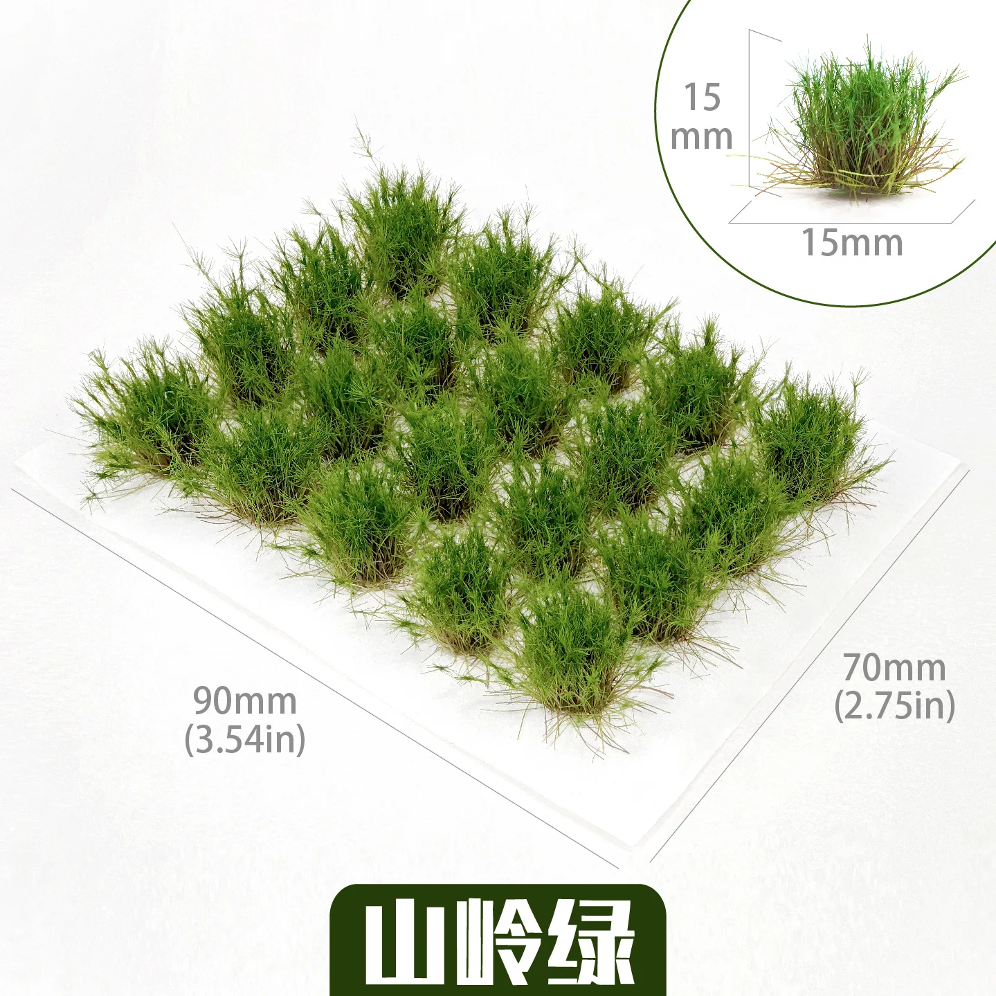 Miniature Wild Grass Clusters for Dioramas 5 Miniature Wild Grass Clusters for Dioramas - Image 5