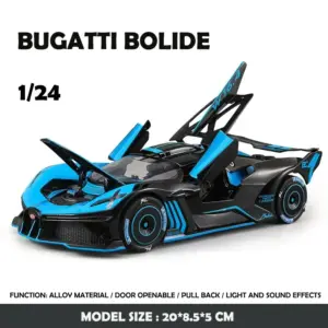 Bugatti Bolide Diecast Model 1:24 Scale with Light Sound 15 S7ae79478aec5433eb31174cc86b19d4fm