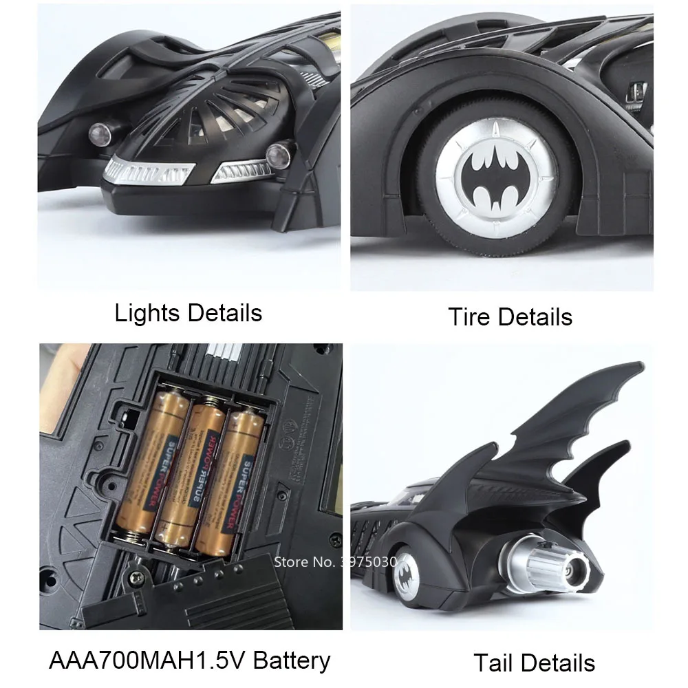 1995 Batmobile Scale Model 1:18 Black Display Car 5 1995 Batmobile Scale Model 1:18 Black Display Car - Image 5