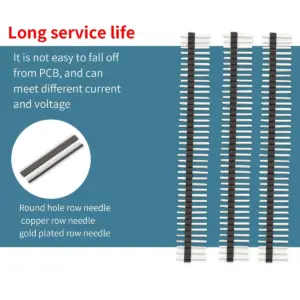 20PCS 2.54mm Male Female Pin Header Connectors 10 S7b057dc019bb4093beb5d39017656a1b9