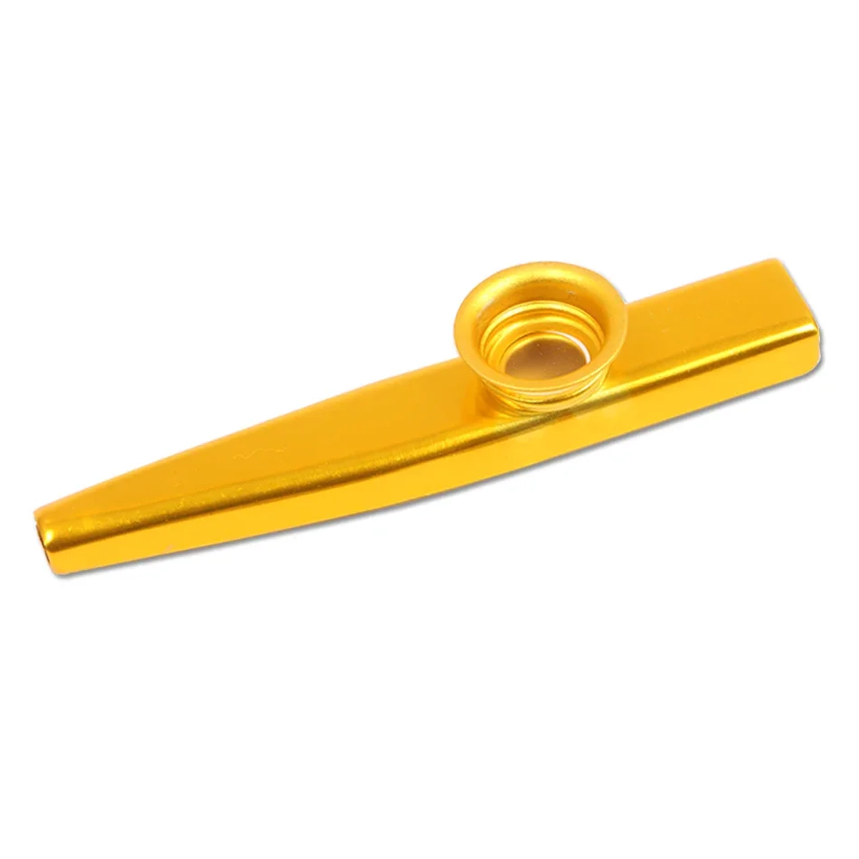Gold Finish Metal Kazoo - 12cm Musical Accessory 6 Gold Finish Metal Kazoo - 12cm Musical Accessory - Image 6