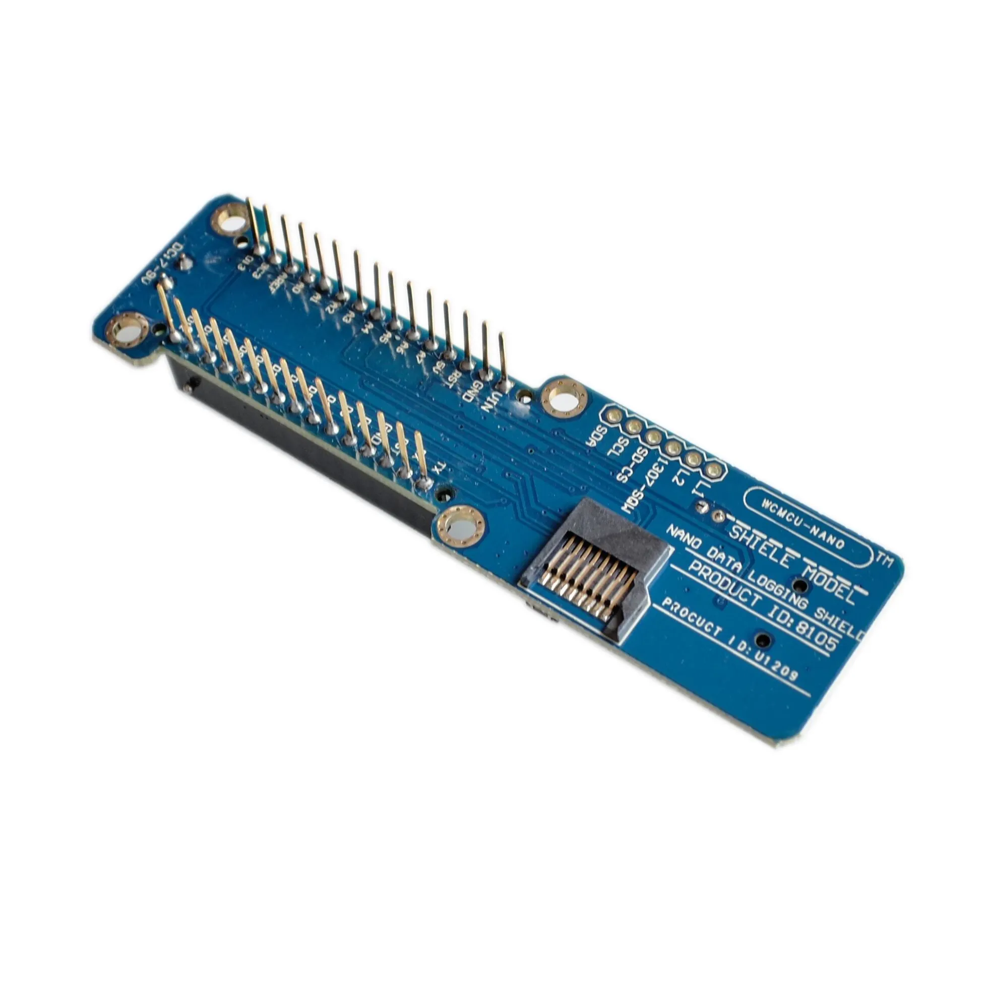 Blue Data Logging Shield for Nano V3.0 & ESP8266 2 Blue Data Logging Shield for Nano V3.0 & ESP8266 - Image 2