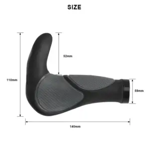 Ergonomic Black Bicycle Handlebar Grips 12 S7b2792b7118746268c0530a8f6079903G