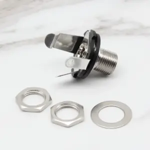 Set of Six Chrome Guitar Mono Jack Sockets 6 S7b2975d16be649d28be557422bba63310 1