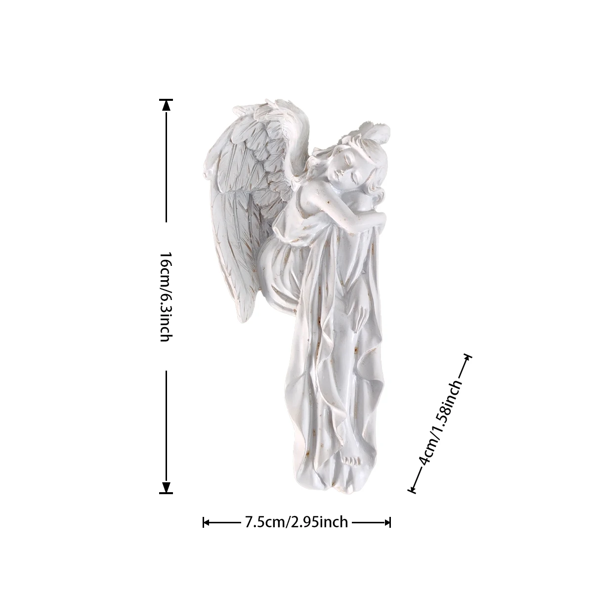 White Angel Sculpture for Home Decor 6 White Angel Sculpture for Home Decor - Image 6