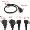 90-Degree Micro to Mini USB Adapter Cable