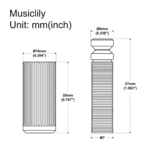 Wilkinson WVS50IIK Tremolo Components Set 6 S7b50d957ce9f434894cbf36fef2f4a7bJ