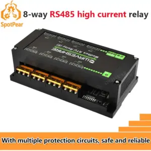 Industrial 8-Channel Modbus RTU RS485 Relay Module