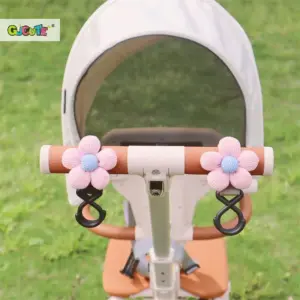 Flower-Themed Stroller Hook with 360° Swivel 13 S7b78ea5c9b4e4d9587f376e882151a3cS