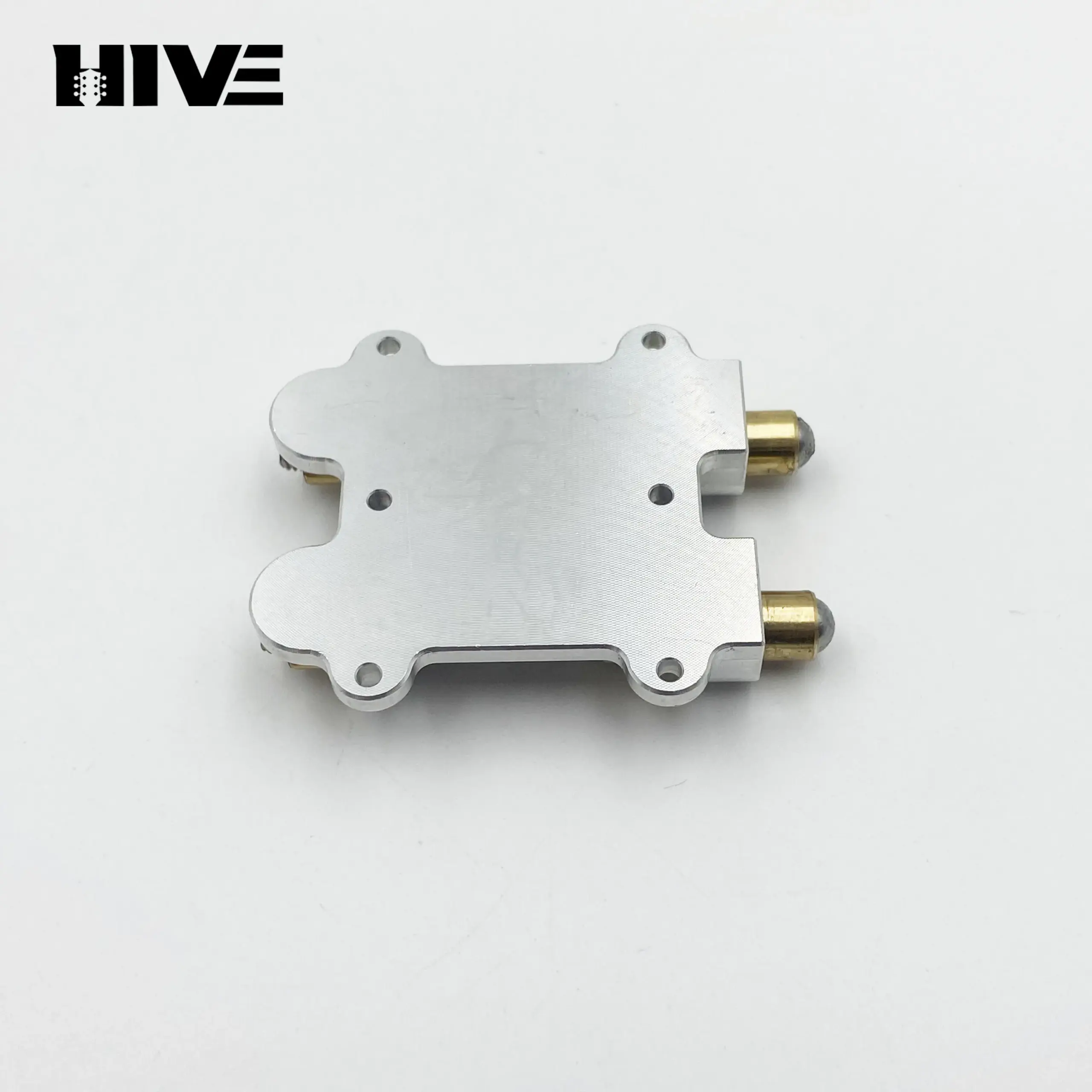 Silver Double-Pickup Electric Guitar Vibrato Bridge 3 Silver Double-Pickup Electric Guitar Vibrato Bridge - Image 3